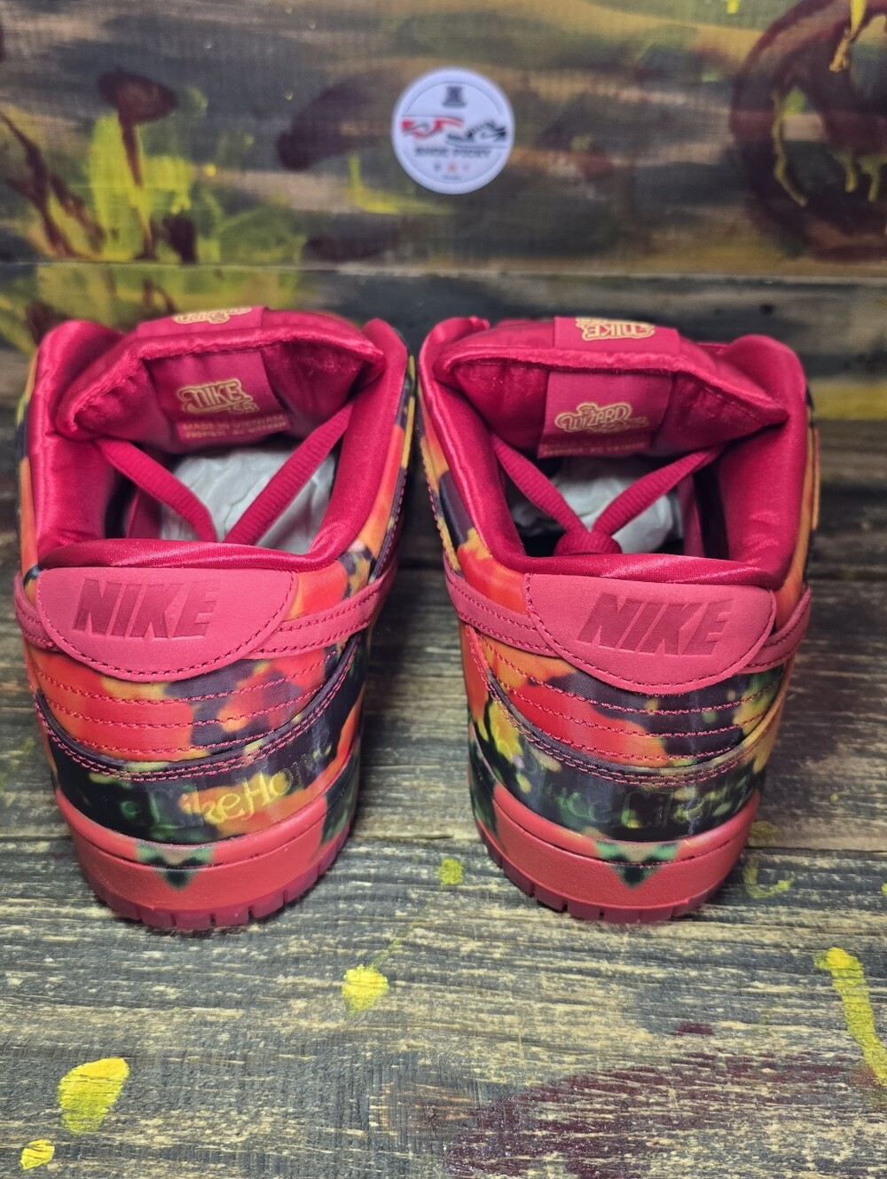 Nike SB Dunk Low Men's Size 11 Wizard of Oz Poppy Field FZ1291 600 Brand New - Picture 6 of 8